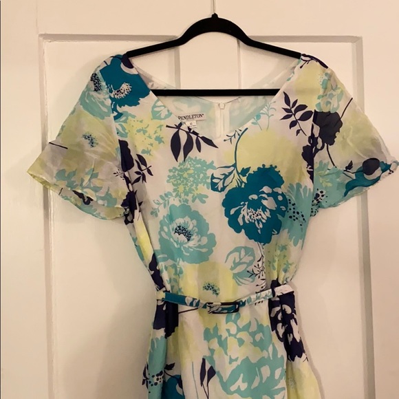 Pendleton floral belted dress - Picture 2 of 8